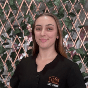 Suzi educator at Stride Early Learning childcare centre Perth WA Australia