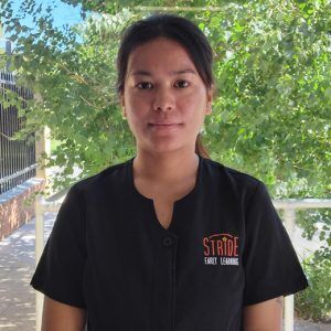 Bir Mongar educator at Stride Early Learning childcare Perth WA Australia