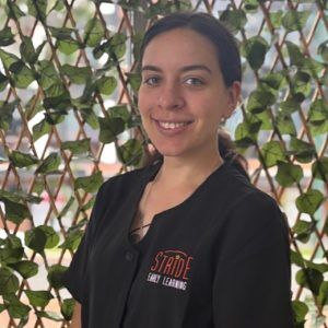 Emily educator at Stride Early Learning childcare centre Perth WA
