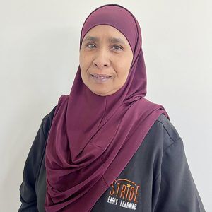 Faduma educator at Stride Early Learning childcare centre Perth WA