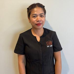 Mae educator at Stride Early Learning childcare centre Perth WA Australia