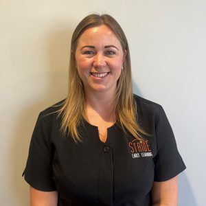 Beccy educator at Stride Early Learning childcare centre Perth WA